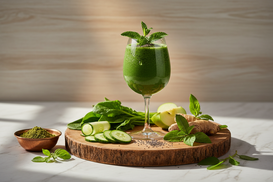 The Ultimate Ayurvedic Detox Green Smoothie